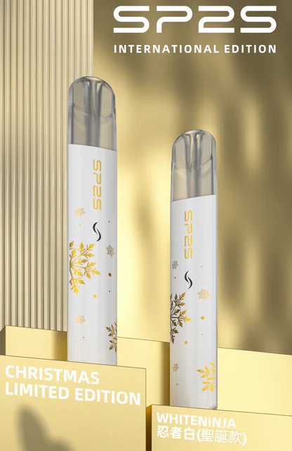 SP2S 國際版 聖誕限定主機 鹿頭雪花立體浮雕工藝 幻彩LED 呼吸燈條 完美兼容一代煙彈 Type-C 閃充 台灣現貨秒發:圖片 4